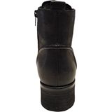 Veterlaarsjes - Effen - Leer - Blokhak - Warm Gevoerd