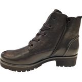 Veterlaarsjes - Effen - Leer - Blokhak - Warm Gevoerd