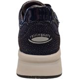 Gabor Rollingsoft Sneakers blauw Suede - Dames