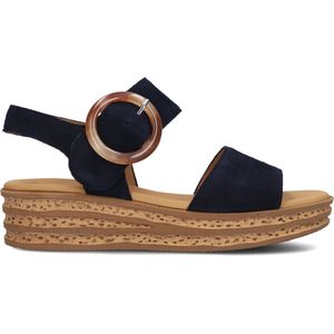 Gabor 550 2 Sandalen - Met Sleehak - Dames - Blauw