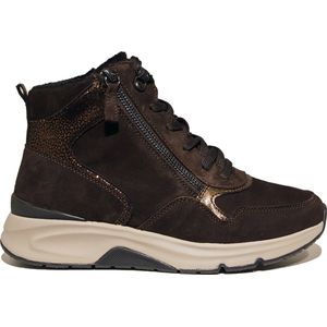 Gabor - Rollingsoft 56.888 Boot - Bruin - Suède - Met Rits