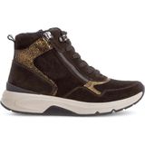Gabor - Rollingsoft 56.888 Boot - Bruin - Suède - Met Rits