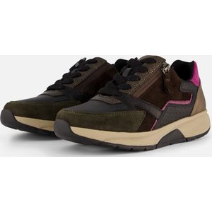 Gabor - 56.878 Veterschoenen - Zwart - Leer/Nubuck - Rolling Soft Technologie