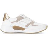 Gabor - Rollingsoft Sensitive - Dames Rollende Wandelsneaker - Goud - Lichtgewicht