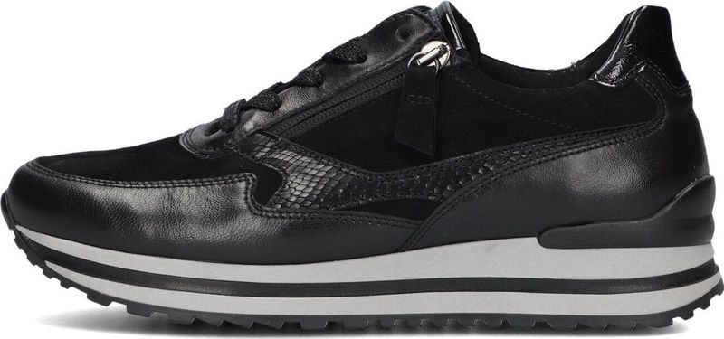 Gabor - 527 - Sneakers - Zwart - Suède - Dames