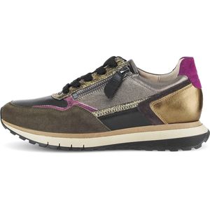 Gabor - 56.378.63 - Veterschoen - Zwart - Leer - H-Wijdte