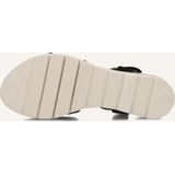 Gabor - Sandalen - Zwart - Suède - Gesp Sluiting