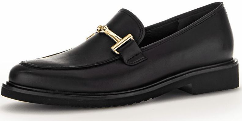Gabor  55211  Mocassins  dames Zwart