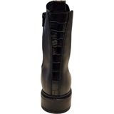 Gabor - Veterlaarzen - Zwart - Leer