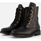 Gabor - Veterlaarzen - Zwart - Leer