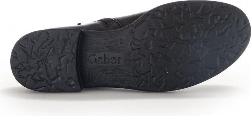 Gabor - Enkellaarsjes - Zwart - Leer