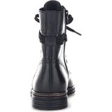 Gabor - Veterlaarzen - Zwart - Leer - Blokhak 3 cm