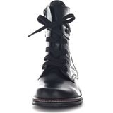 Gabor - Veterlaarzen - Zwart - Leer - Blokhak 3 cm