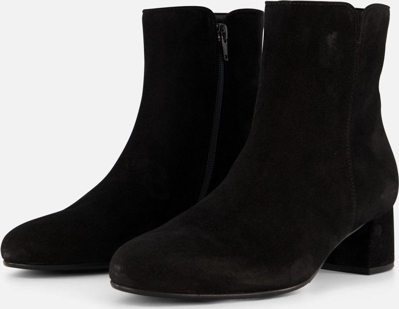 Gabor 680.3 Enkellaarsjes - Enkelboots met rits - Dames - Zwart - Maat 39