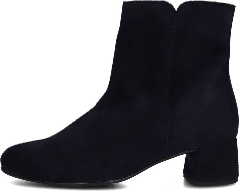 Enkellaarzen - Nachtblauw - Blokhak - Ritssluiting - Best Fitting