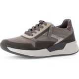 Gabor - Dames Sneakers - Bruin - RollingSoft Combi-Sneaker op Lichtgewicht Zool
