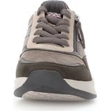 Gabor - Dames Sneakers - Bruin - RollingSoft Combi-Sneaker op Lichtgewicht Zool