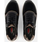 Gabor Rollingsoft sneakers zwart Suede Dames