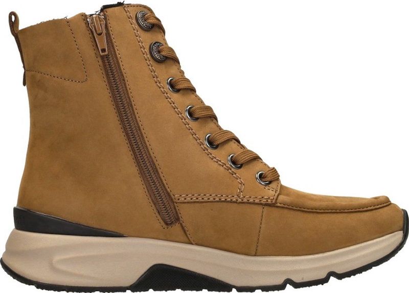 Gabor - 56.884.44 - Dames Rollende Wandelsneaker - Bruin - Rollingsoft Technologie