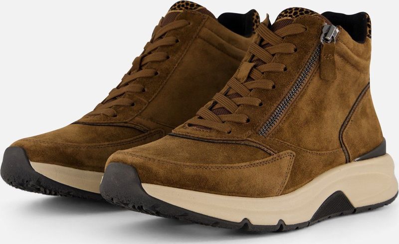 Gabor - Rollingsoft - Sneakers - Zwart - Suède