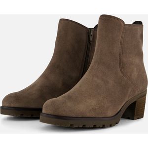 Gabor - Comfort-collectie - Enkellaarsjes - Bruin - Zacht Suède