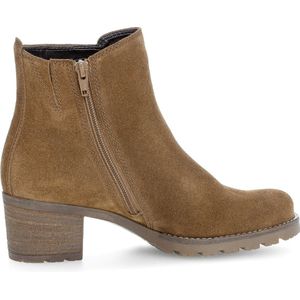 Gabor 800 1 Enkellaarsjes - Enkelboots met rits - Dames - Cognac