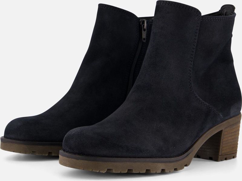 Gabor Enkellaarsjes blauw Suede Dames
