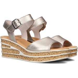 Solidus -Dames - zilver - sandalen - maat 36.5