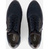 Gabor Sneakers blauw Suede - Dames
