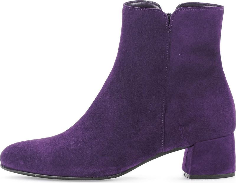 Gabor - 55.680.13 - Enkellaarsjes - Purper - Nubuck - 4 cm Hak
