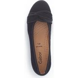 Ballerina - Effen - Leer - Suède - Ronde Neus - Platte Hak