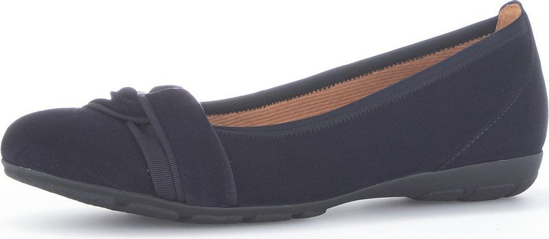 Ballerina - Effen - Leer - Suède - Ronde Neus - Platte Hak