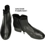 Gabor Enkellaarsjes zwart Leer Dames