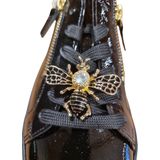 Gabor - Plateausneakers - Casual Schoenen - Zwart - Glanzend