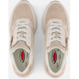 Vrijetijdsschoen - Lichtbeige/Ivory - Veterschoen - Sleehak