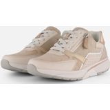 Vrijetijdsschoen - Lichtbeige/Ivory - Veterschoen - Sleehak