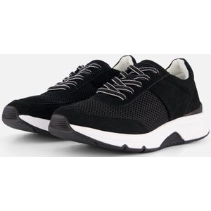 Gabor - Rollingsoft Sneakers Laag - Zwart - Textiel