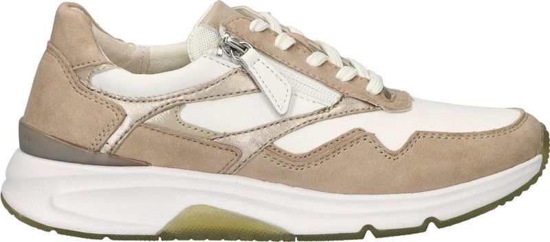 Gabor - Rollingsoft - Dames Sneaker - Beige Wit