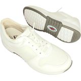 Vrijetijdsschoen - Wit - Vetersluiting - Sleehak - Laag