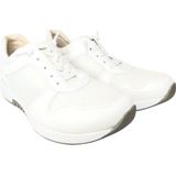 Vrijetijdsschoen - Wit - Vetersluiting - Sleehak - Laag