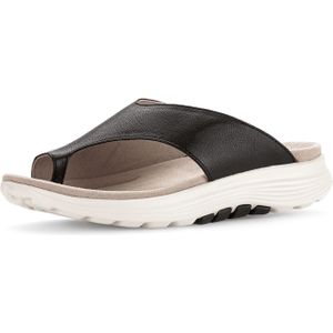 Gabor Rollingsoft Slippers zwart Synthetisch