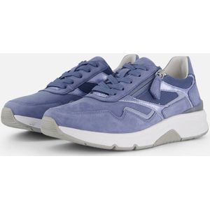 Gabor Rollingsoft Sneakers blauw Leer - Dames