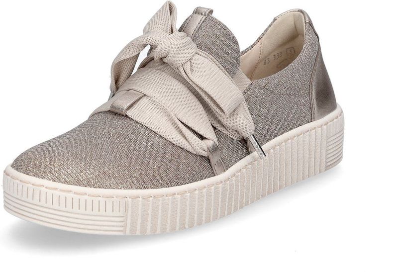 Gabor - Plateau Sneakers - Goudkleur - Glitters - Stretchinzet