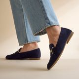 Gabor - Instappers - Donkerblauw - Loafer - Blokhak