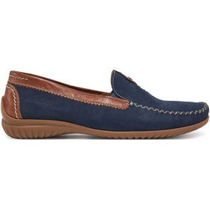 Gabor Mokassin "FLORENZ", Slipper, Schlupfschuh, Bequmschuh mit Kontrastnaht, Weite G (=weit)