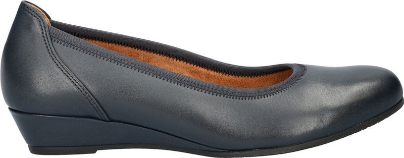 Gabor - Comfort - Ballerinas - Zwart - Leer