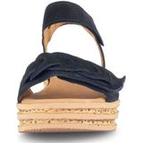 Gabor - Dames Sandalen - Blauw - Suède Leer