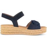 Gabor - Dames Sandalen - Blauw - Suède Leer