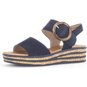 Gabor - 64.550.16 - Sandalen - Blauw Donker - Soft Nubuk
