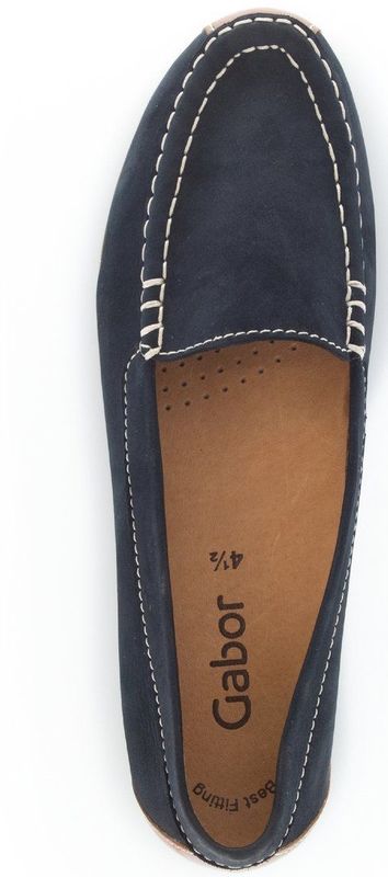Gabor - Loafers - Blauw - Leer